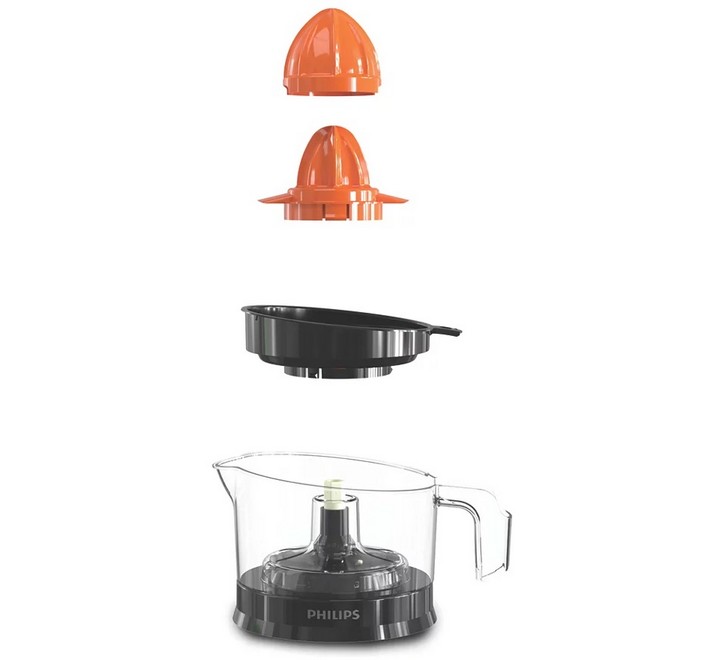 PHILIPS Citrus Press Juicer HR2777/00 Black & Transparent Medium
